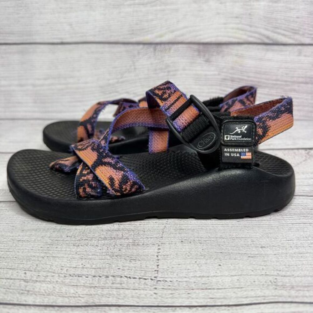 Chaco Women's Sandals in Black and Purple